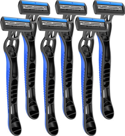 Zlade Armour Iii Readyshaver Triple Blade Disposable Shaving Razor For Men