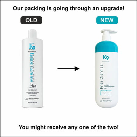 Beauty Garage K9 Frizz Dimiss ( Shampoo & Conditioner ) 800ml Pack