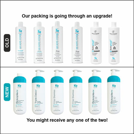 Beauty Garage K9 Frizz Dimiss ( Shampoo & Conditioner ) 800ml Pack