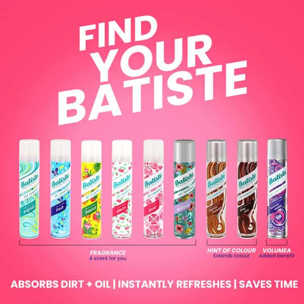 Batiste Instant Hair Refresh Dry Shampoo - Floral & Flirty Blush - 200Ml