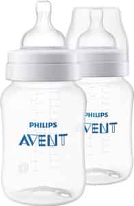 Philips Avent Classic Plus Feeding Bottle (white 260ml) - Twin Pack