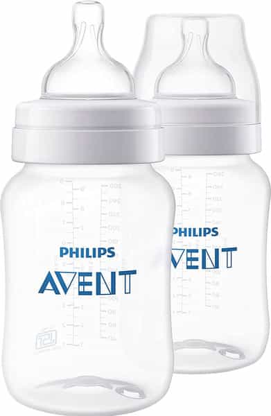 Philips Avent Classic Plus Feeding Bottle (White 260Ml) - Twin Pack