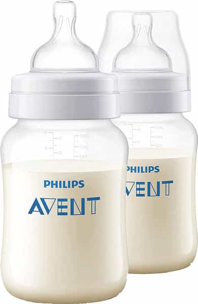 Philips Avent Classic Plus Feeding Bottle (White 260Ml) - Twin Pack