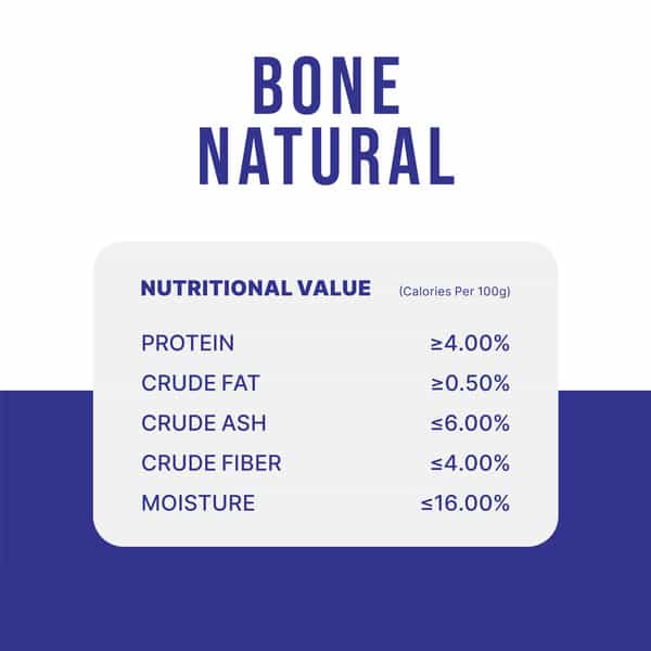 Snackers Non Rawhide Chews Bone Natural Dog Treats | 225 G