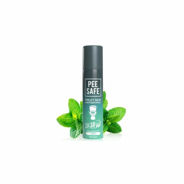 Peesafe Toilet Seat Sanitizer Spray (75 Ml) - Mint Reduces The Risk Of Uti & Other Infections