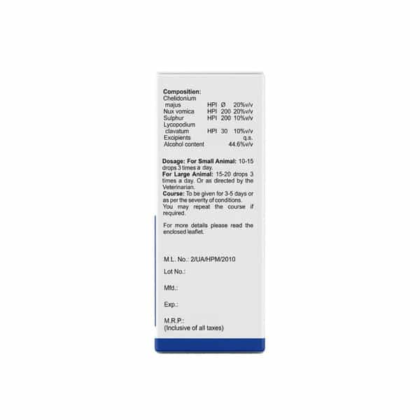 Bakson Homoeopathy Consti Aid Drops | For Veterinary Use | 30 Ml
