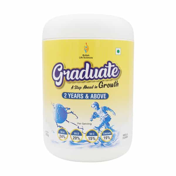Graduate | Vanilla | 2 Years & Above | Jar 300 Gm Oral Powder