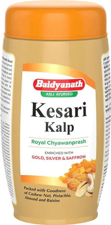 Baidyanath Nagpur Kesari Kalp Royal Chyawanprash - Enriched With Gold Silver And Saffron - 1 Kg