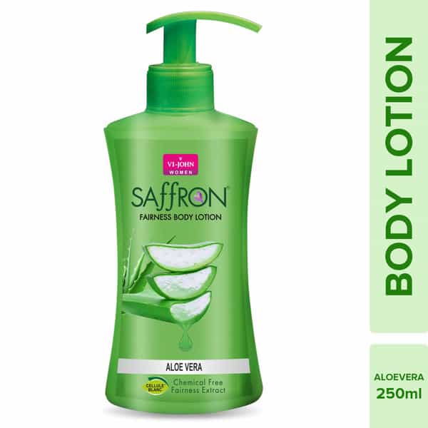 Vi-John Saffron Aloevera Fairnes Body Lotion For Men & Women 250Ml