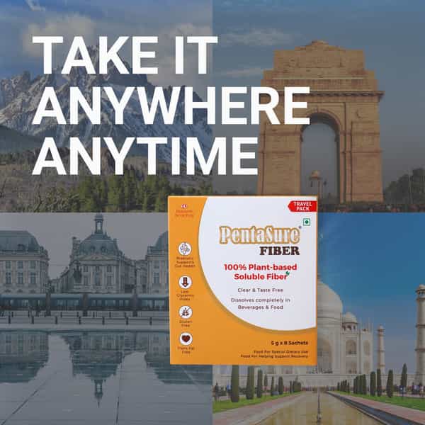 Pentasure Fiber Travel Pack 5G*8 Sachet 40 Gm