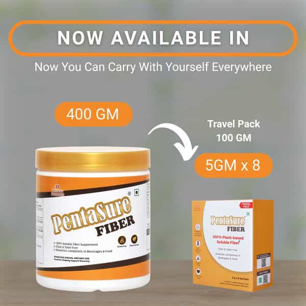 Pentasure Fiber Travel Pack 5G*8 Sachet 40 Gm