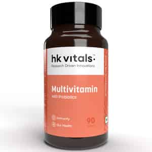 Hk Vitals Multivitamin With Probiotics (90 Tablets) | For Men And Women