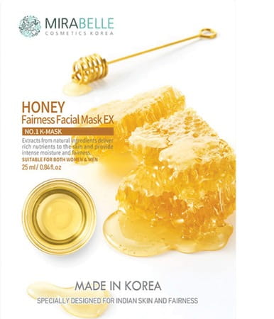 Mirabelle Honey Fariness Facial Sheet Mask Ex
