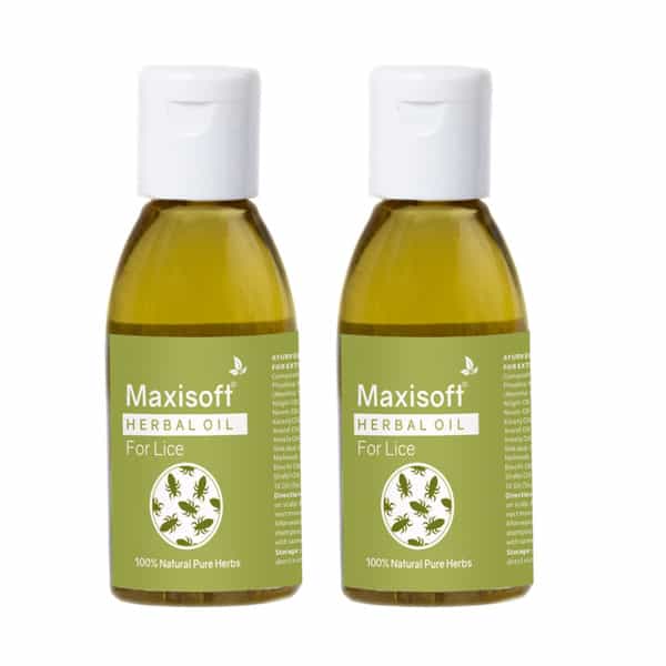 Maxisoft Herbal Oil For Lice | 25 Ml | Pack Of 4