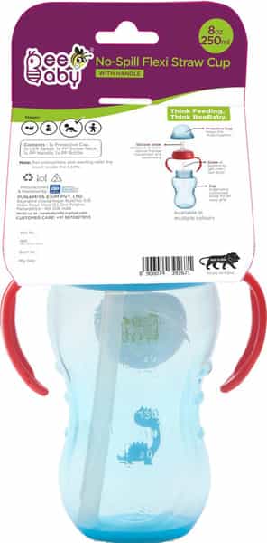 Beebaby Soft Silicone Spout Sippy Sippy Cup With Handle For Baby / Toddlers 250 Ml (Green)