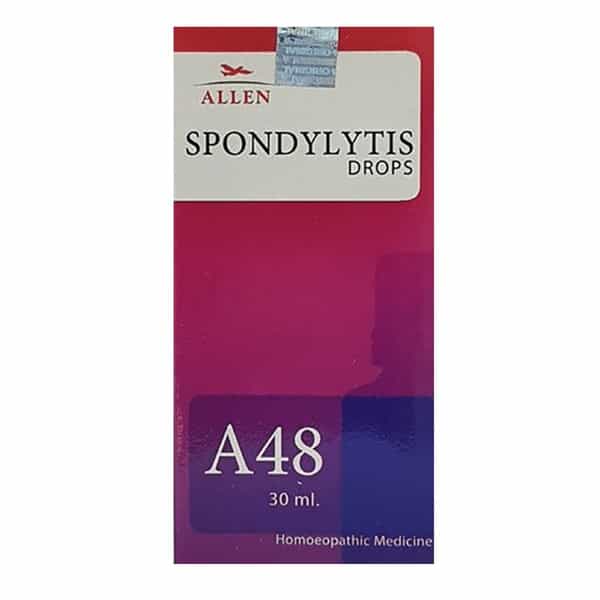 Allen Laboratories A48 Homeopathy For Spondylitis And Cervical Pain Drops 30Ml