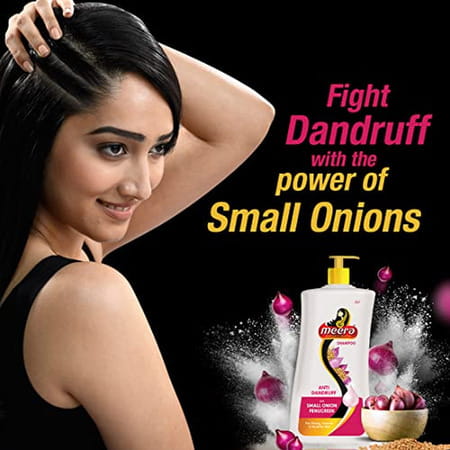 Meera Antidandruff Shampoo-340ml Men & Women (340 Ml)