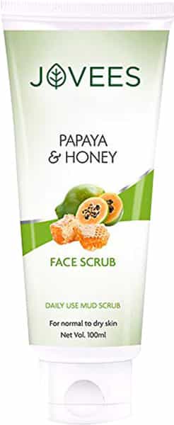 Jovees Papaya & Honey Face Scrub - 100 Gm