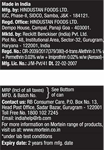 Mortein 2-In-1 All Insect Killer Spray - 400Ml