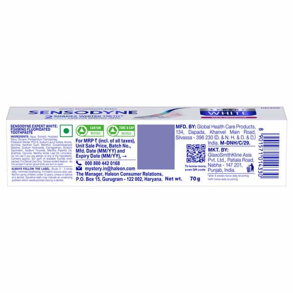 Sensodyne Expert White Toothpaste 70 Gm
