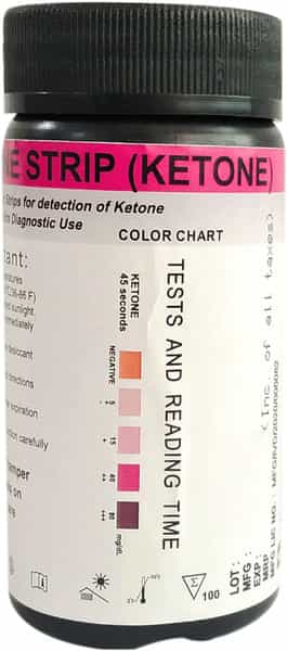 Biogenix Urine Strips Ketone 100 Strips