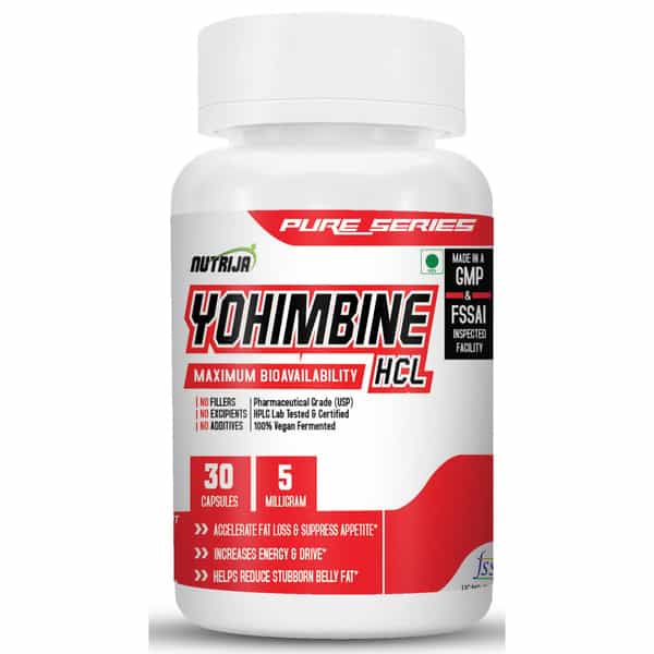 Nutrija-Yohimbine Hcl 5 Mg Capsules - 30 Capsules