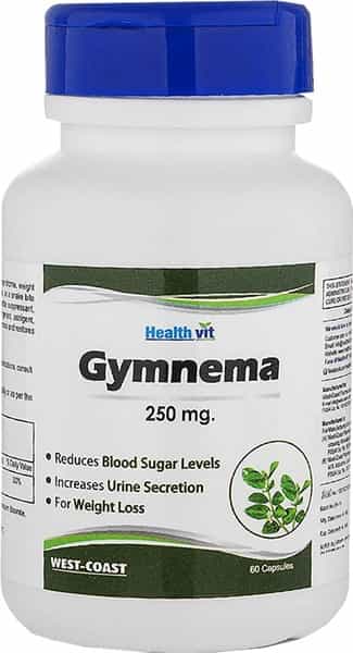 Healthvit Gymnema Powder 250 Mg - 60 Capsules