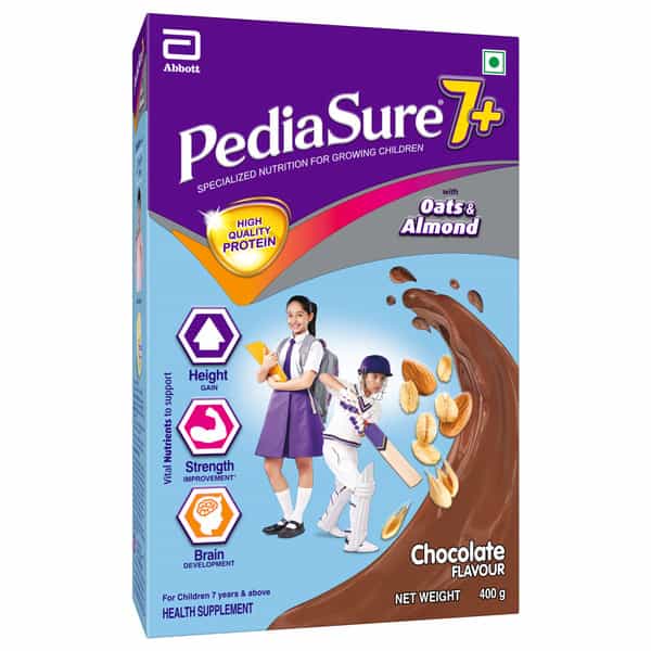 Pediasure 7+ With Oats & Almond Chocolate Box 400 Gm