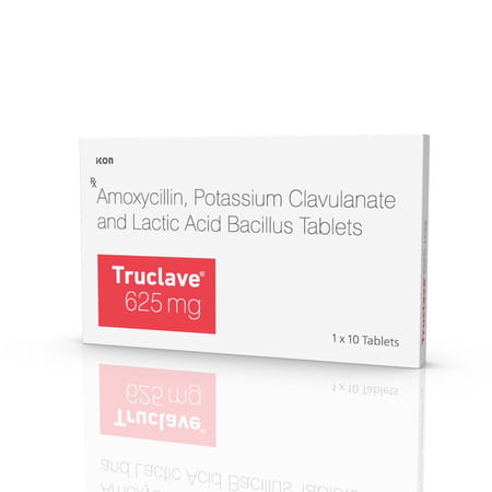 Truclave 625 Mg Tablets (1 X 6) Alu - Alu