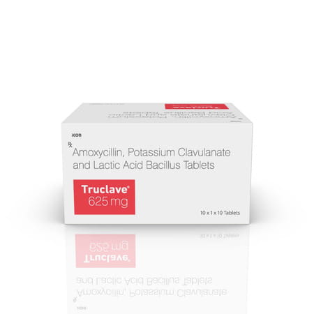 Truclave 625 Mg Tablets (1 X 6) Alu - Alu