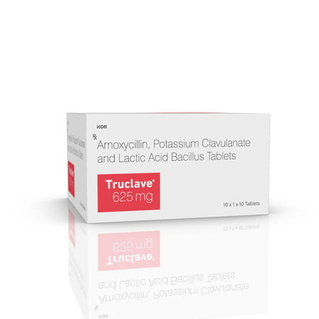 Truclave 625 Mg Tablets (1 X 6) Alu - Alu