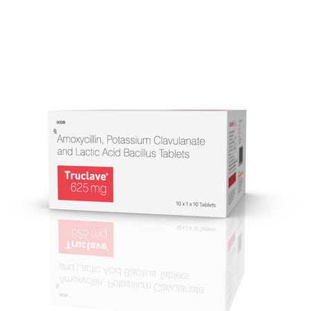 Truclave 625 Mg Tablets (1 X 6) Alu - Alu