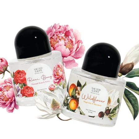 Sacred Grove Rani Bagh And Wild Flower Hair Perfume Combo (50ml Each)