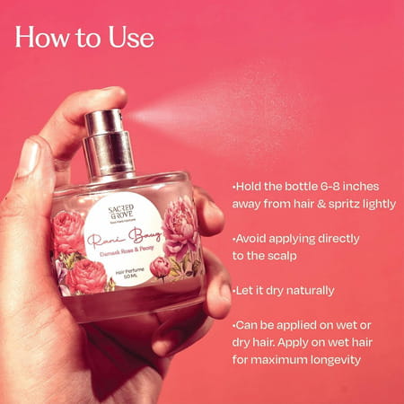 Sacred Grove Rani Bagh And Wild Flower Hair Perfume Combo (50Ml Each)