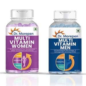 Dr. Morepen Multivitamin Men & Women Each 60 Tablet | Combo