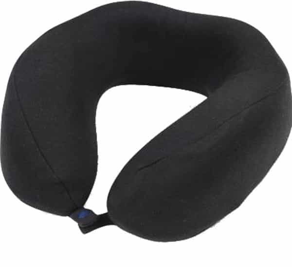 Gomechanic Accessories Curved Neck Travel Pillow - Black