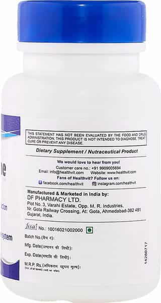 Healthvit Taurine 500Mg Powder - 60 Capsules