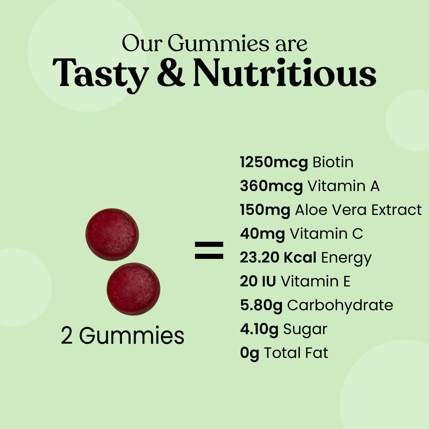 Buy KAPIVA BIOTIN GUMMIES (PACK OF 30) WITH ALOE VERA VITAMINS A C