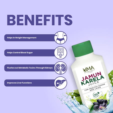 Uma Ayurveda Jamun Karela Ayurvedic Shake 1l