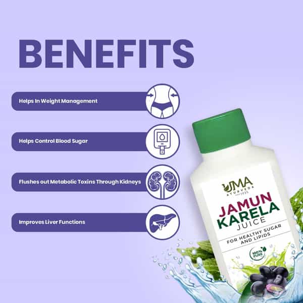 Uma Ayurveda Jamun Karela Ayurvedic Shake 1L