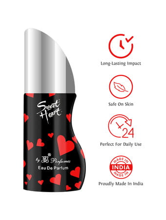 Sweet Heart Red Long Lasting Eau De Perfume 30Ml