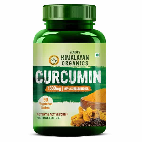 Vlado's Himalayan Organics Curcumin With Biopiperine 1500Mg - 90 Veg Tablets