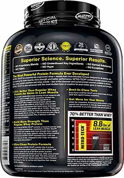 Muscletech Mocha Cappuccino Whey Protein Powder + Creatine Monohydrate - 1800 Gm