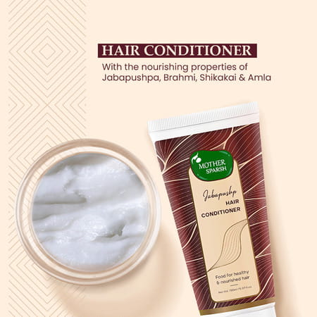 Mother Sparsh Jabapushp Natural Hair Conditioner With Amla Bhringraj Brahmi And Methi- 150 Ml