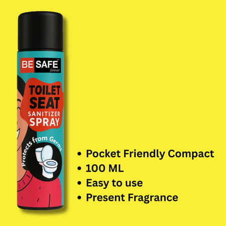 Besafe Forever Toilet Seat Sanitizer Spray | Mint Fragrance 100ml