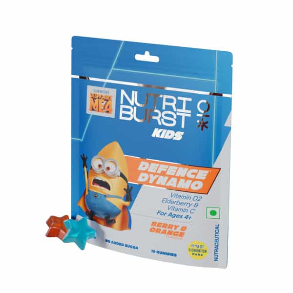 Nutriburst Defence Dynamo Minions Kids Gummies - (10 Gummies)