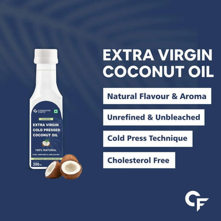 Carbamide Forte Extra Virgin Cold Pressed Coconut Oil For Coastal Andhra 200ml
