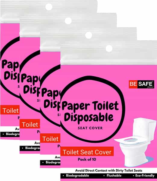 Besafe Forever Disposable Paper Toilet Seat Cover 40 Sheets Pink