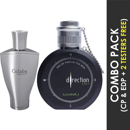 Ajmal Colaba Mukhallat Cp 14Ml For Unisex And Maryaj Direction East Edp 100Ml For Men