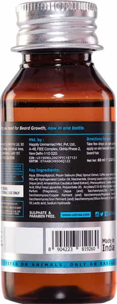 Ustraa Beard Growth Supplement - 60 Ml